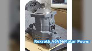 قوة المحرك الهيدروليكي Rexroth A6VM والأداء